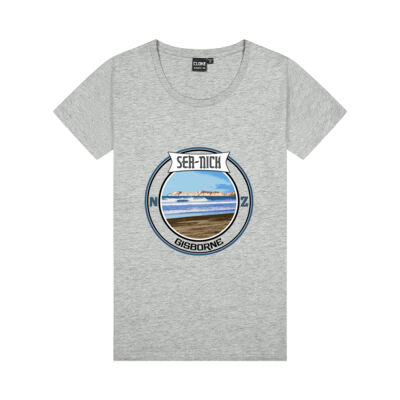 Nicks Head Light - Cloke Womens Silhouette Tee Thumbnail