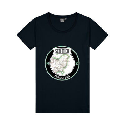 Map - Cloke Womens Silhouette Tee Thumbnail