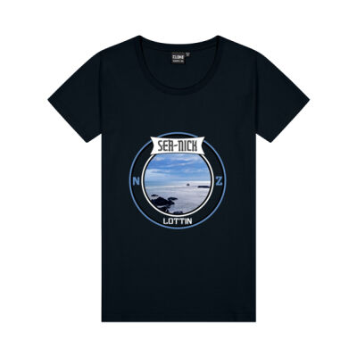 Boat ocean - Cloke Womens Silhouette Tee Thumbnail